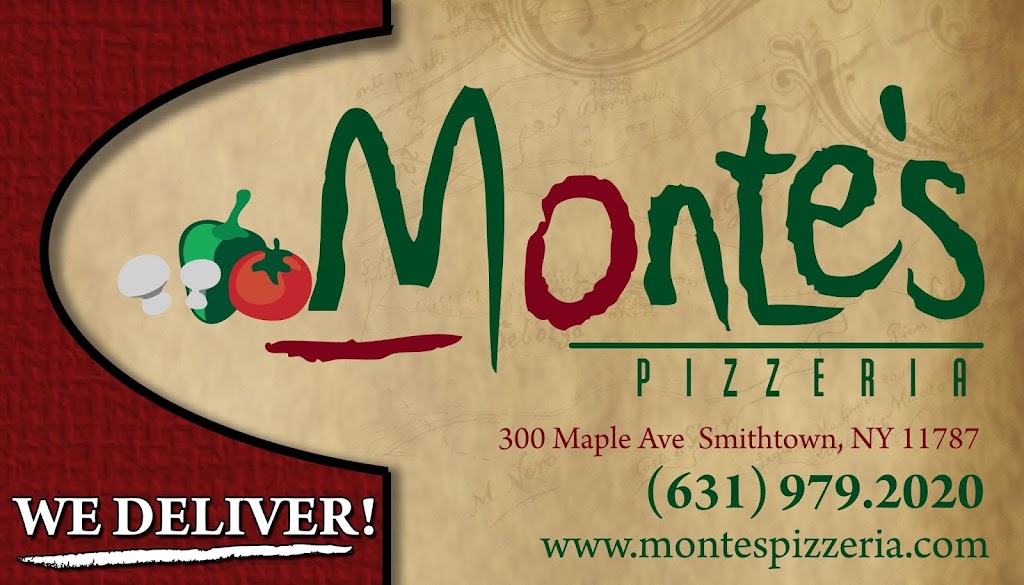 Monte’s Pizzeria | 300 Maple Ave, Smithtown, NY 11787 | Phone: (631) 979-2020