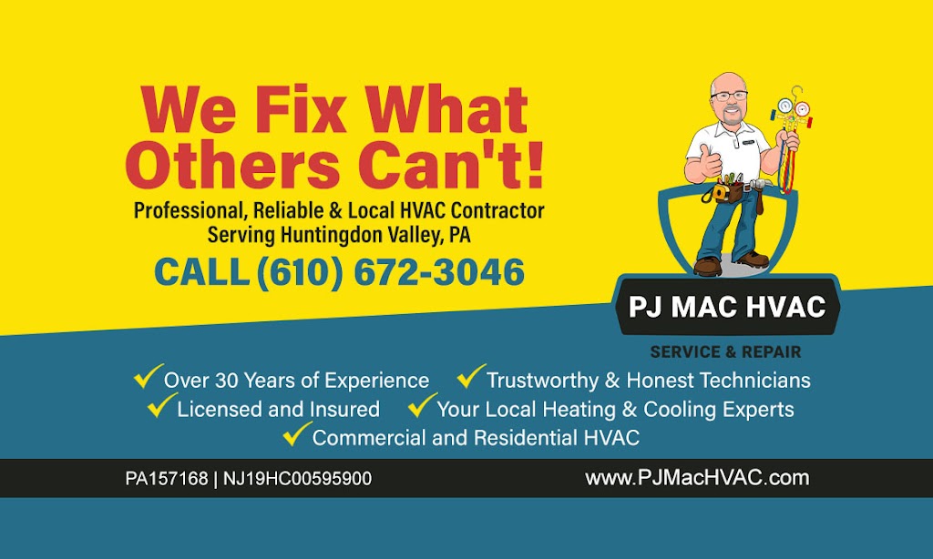 PJ MAC HVAC Service & Repair | 642 Harper Ave, Drexel Hill, PA 19026 | Phone: (610) 672-3046