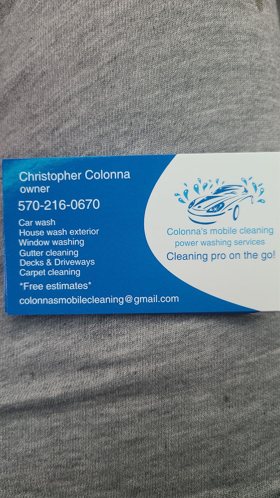 Colonnas Mobile Cleaning | 132 Thornapple Ln, Tobyhanna, PA 18466 | Phone: (570) 216-0670