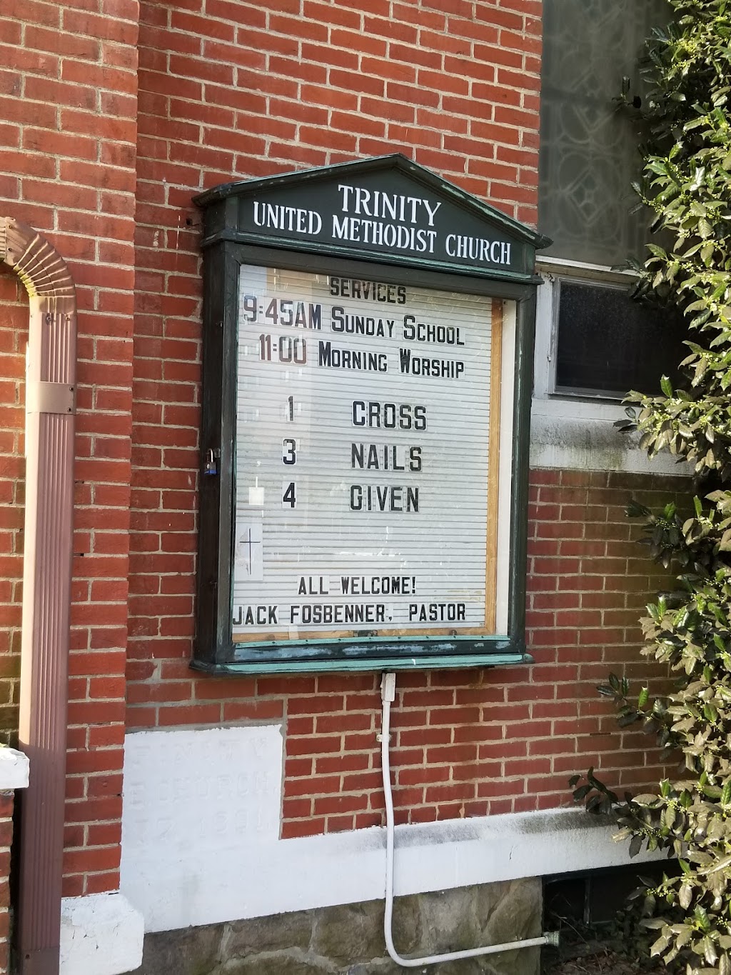 Trinity United Methodist Church | 100 S 2nd St, Millville, NJ 08332 | Phone: (856) 825-0076