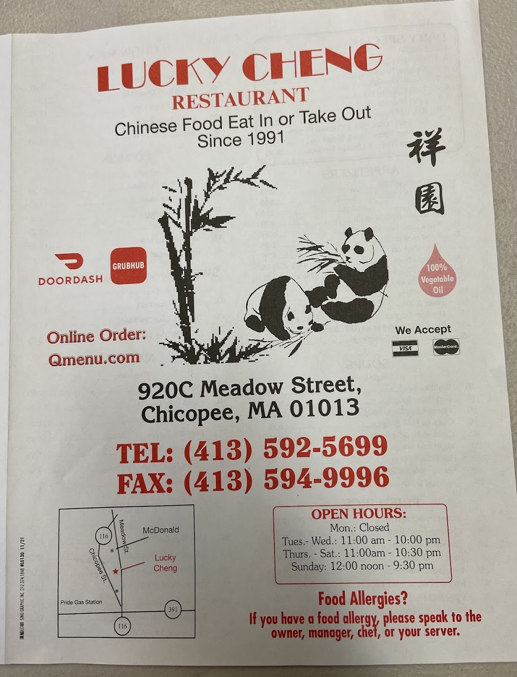 Lucky Cheng | 920 Meadow St, Chicopee, MA 01013 | Phone: (413) 592-5699