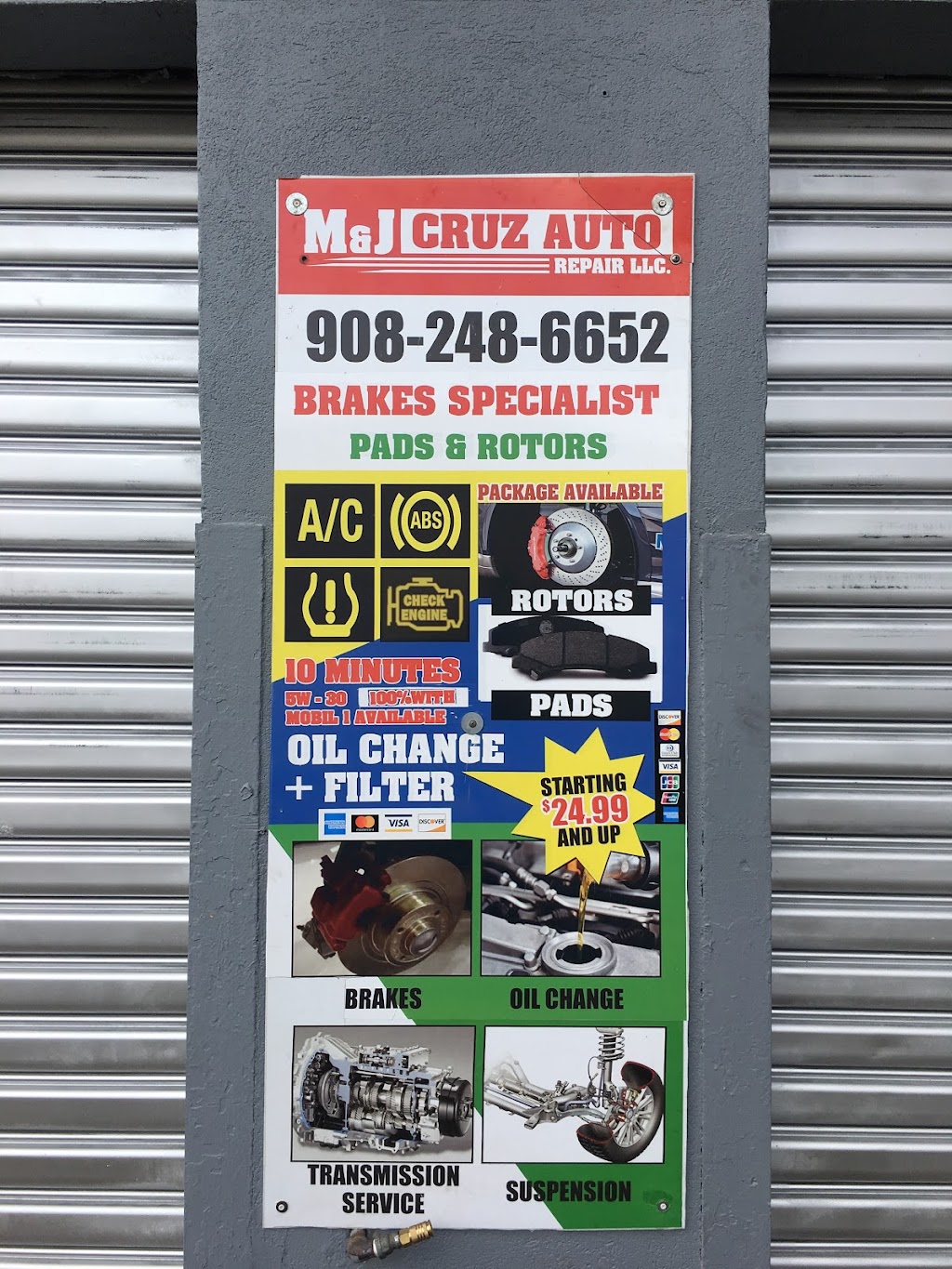 M&J Cruz Auto Repair Center LLC | 1025 Elizabeth Ave, Elizabeth, NJ 07201 | Phone: (908) 248-6652