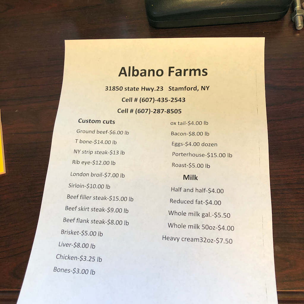 Albano Farms | 31850 NY-23, Stamford, NY 12167 | Phone: (607) 435-2543