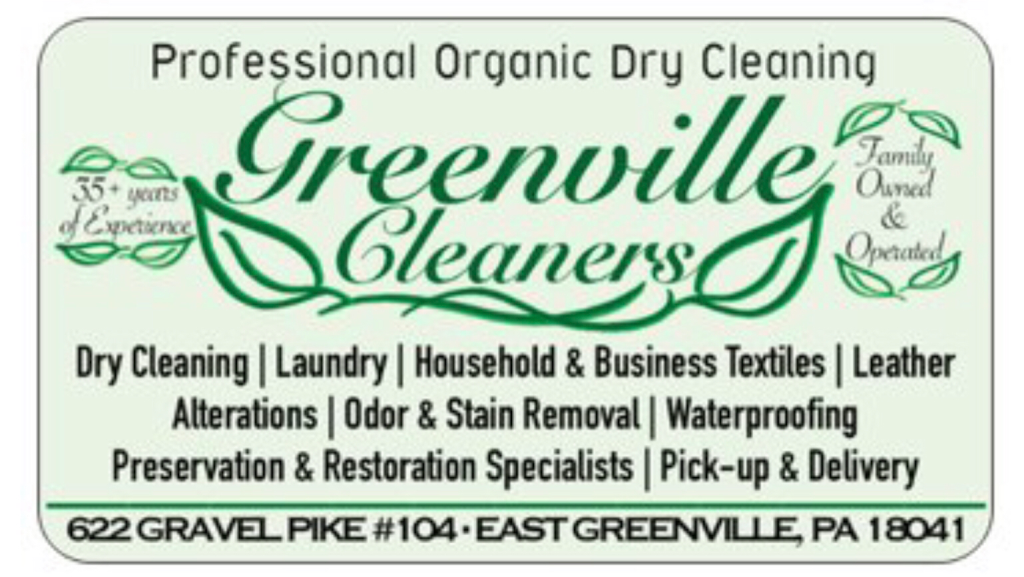 Greenville Cleaners | 622 Gravel Pike # 104, East Greenville, PA 18041 | Phone: (215) 679-9171