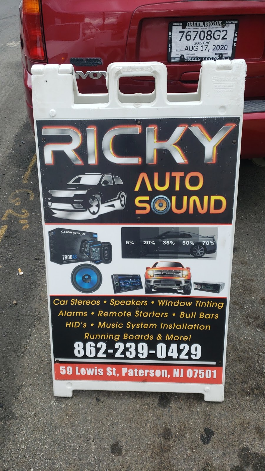 Ricky Auto Sound | 59 Lewis St, Paterson, NJ 07501 | Phone: (862) 239-0429
