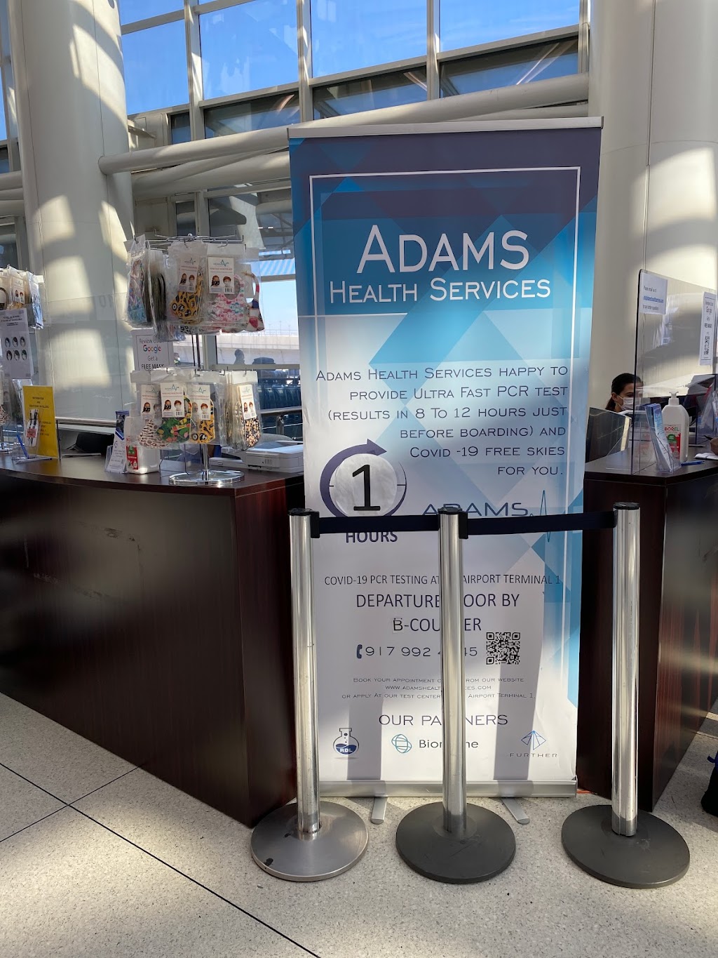Adams Health Services | John F. Kennedy International Airport, Terminal 1, Terminal Dr, Queens, NY 11430 | Phone: (917) 992-4645