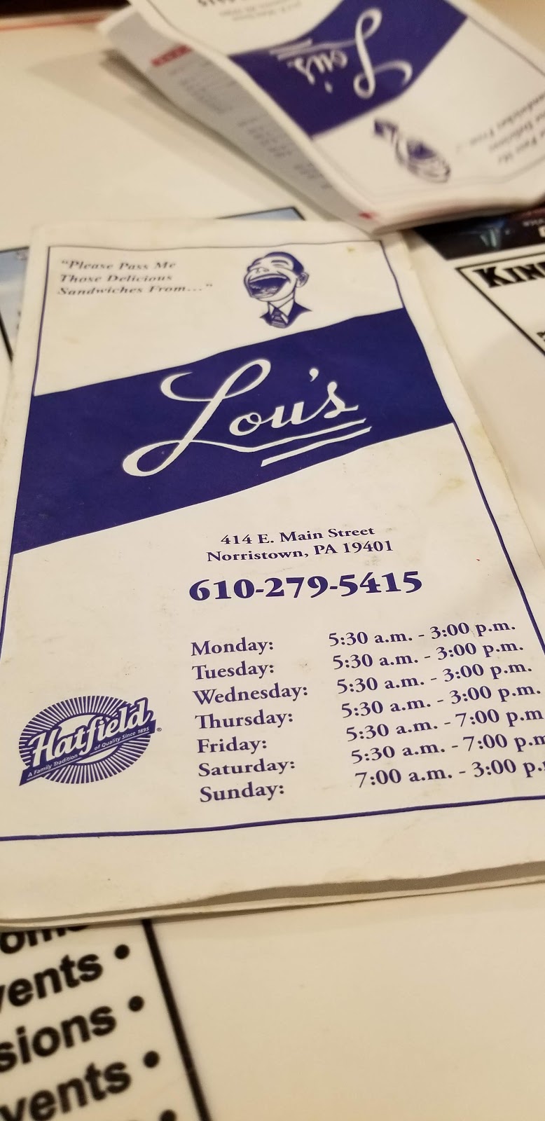 Lous Sandwich Shop | 414 E Main St, Norristown, PA 19401 | Phone: (610) 279-5415