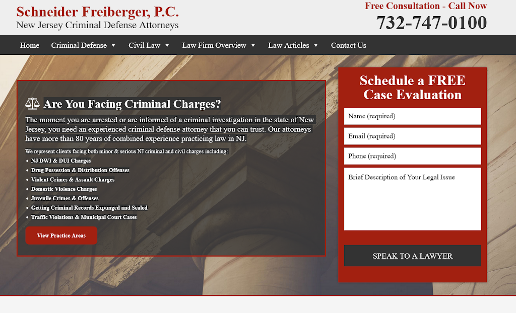 Schneider Freiberger, P.C. | 788 Shrewsbury Ave, Tinton Falls, NJ 07724 | Phone: (732) 747-0100