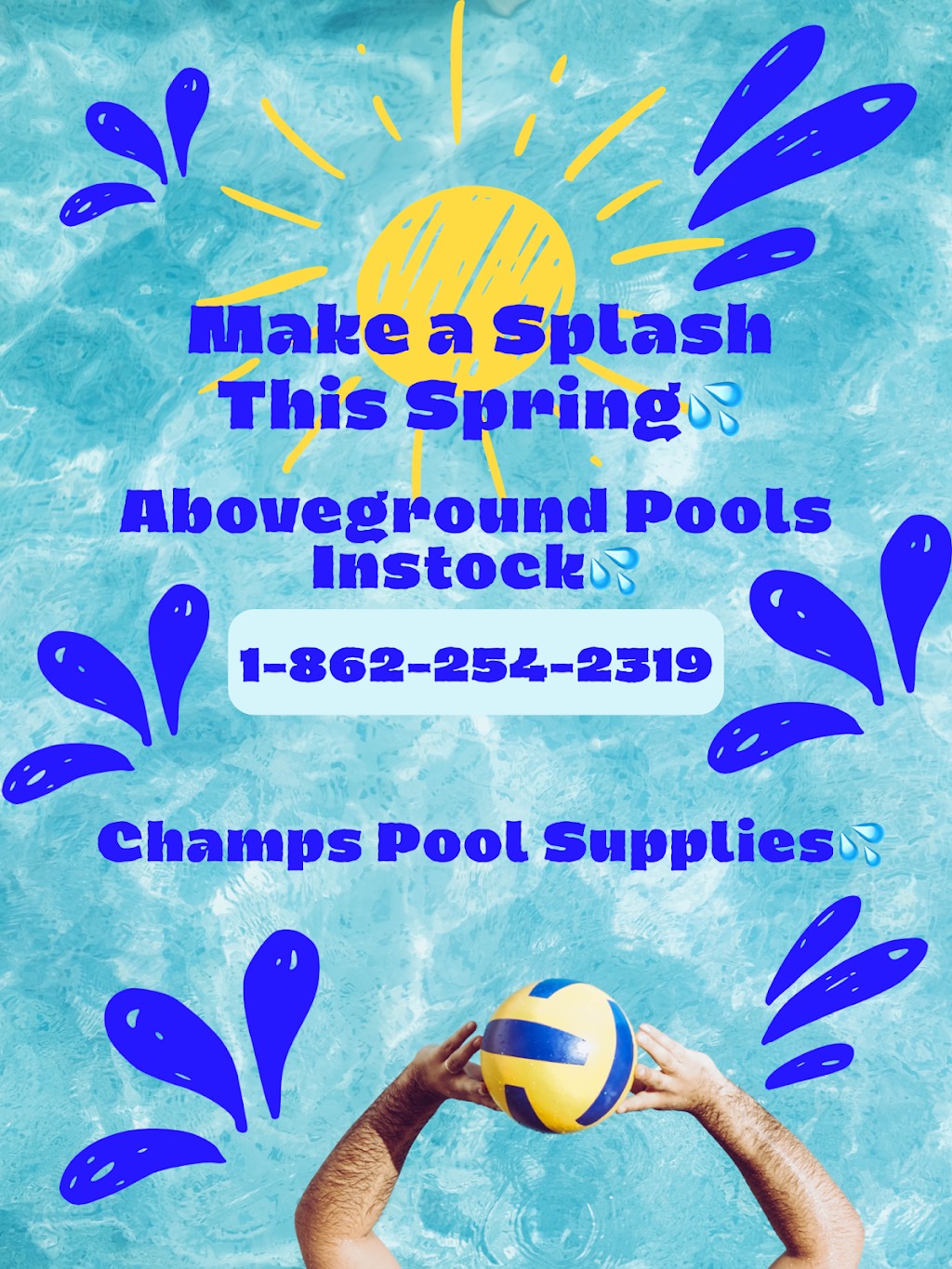 Champs Pool Supplies | 141 US-46 #12, Mt Olive, NJ 07828 | Phone: (862) 254-2319