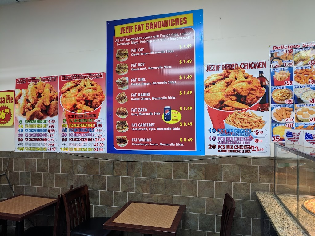 Jezif Fried Chicken & Pizza Halal | 1249 Roosevelt Ave, Carteret, NJ 07008 | Phone: (732) 352-0300