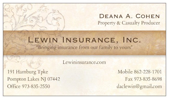 Lewin Insurance Inc | 191 Hamburg Turnpike, Pompton Lakes, NJ 07442 | Phone: (973) 835-2550