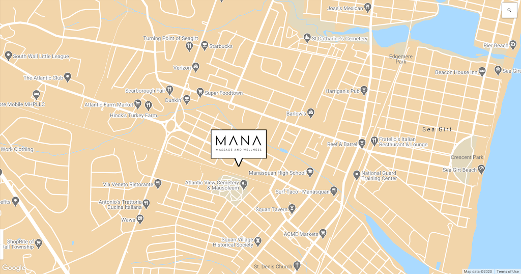 MANA Massage & Wellness | 200 Atlantic Ave, Manasquan, NJ 08736 | Phone: (732) 474-8728