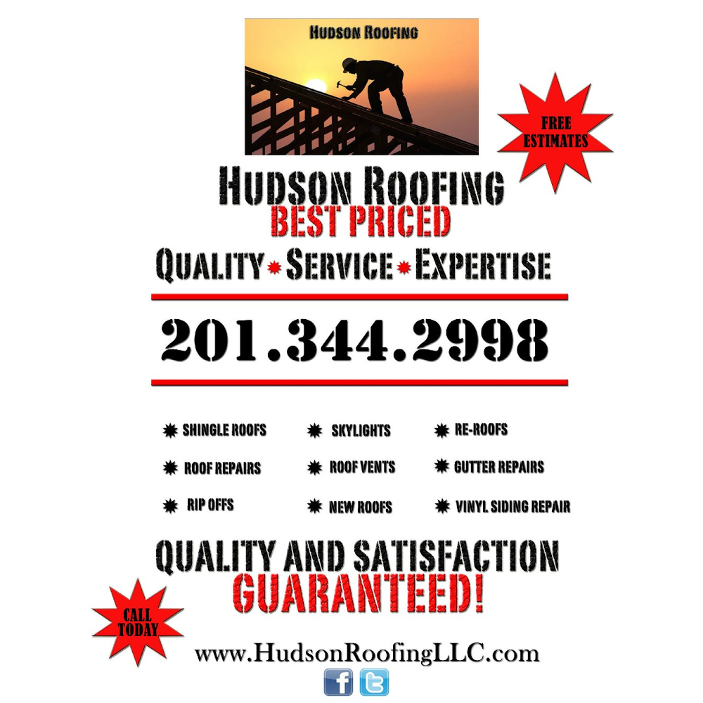 Hudson Roofing | 336-338 John F. Kennedy Blvd, Bayonne, NJ 07002 | Phone: (201) 376-5373