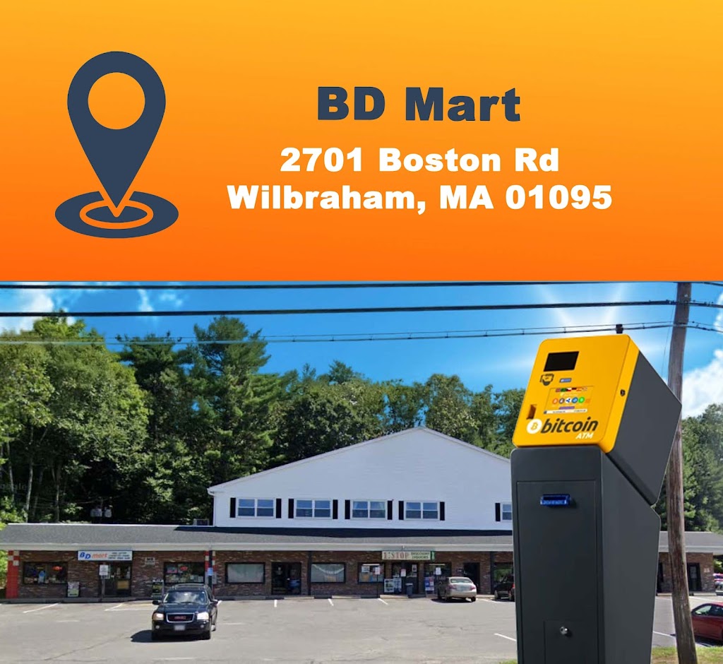 Bitcoin ATM Wilbraham - Coinhub | 2701 Boston Rd, Wilbraham, MA 01095 | Phone: (702) 900-2037