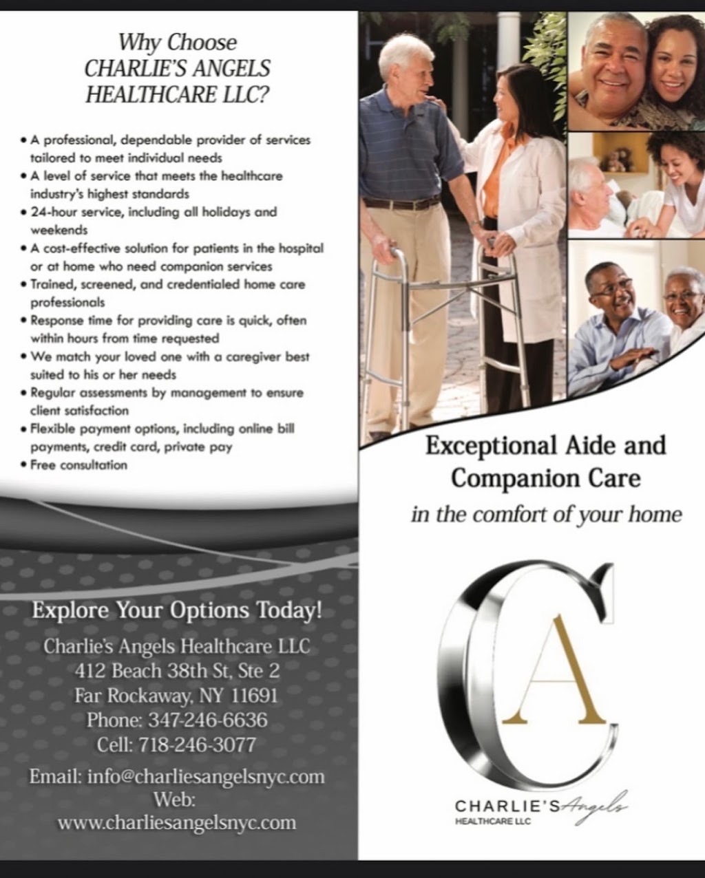 Charlies Angels Healthcare LLC | 412 Beach 38th St, Queens, NY 11691 | Phone: (347) 727-7047