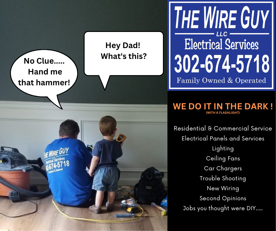 The Wire Guy, LLC | 164 Norwich Way, Dover, DE 19901 | Phone: (302) 674-5718