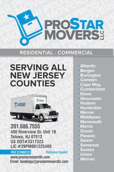 Pro Star Movers LLC | 490 Riverview Dr #1b, Totowa, NJ 07512 | Phone: (201) 686-7555