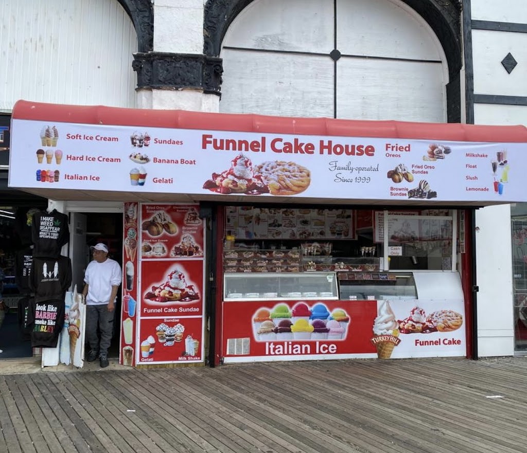 Funnel Cake House | 1307 Boardwalk, Atlantic City, NJ 08401 | Phone: (609) 553-9109