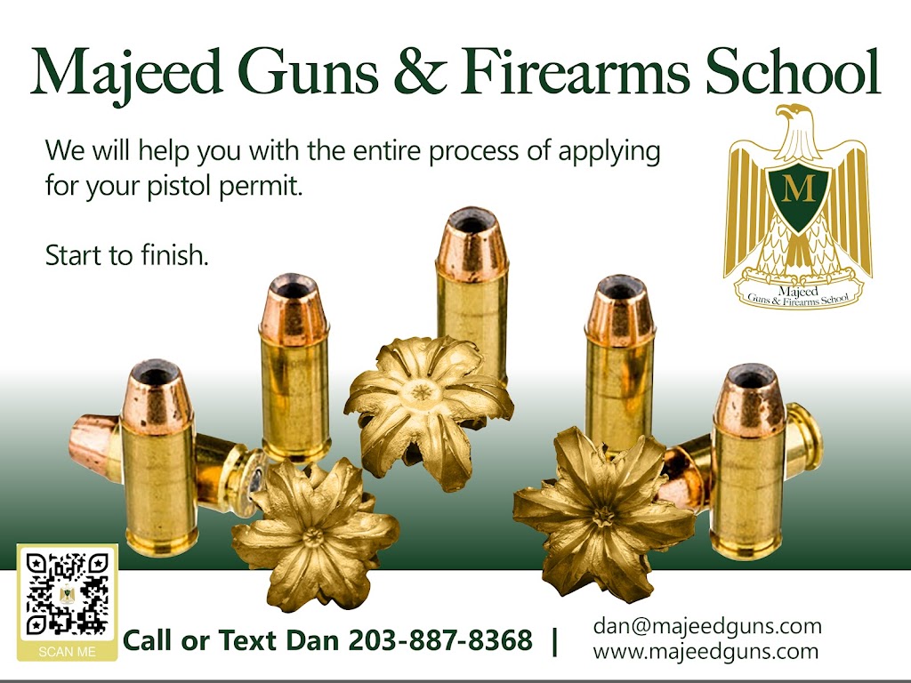 Majeed Guns & Firearms School | 53 E Industrial Rd, Branford, CT 06405 | Phone: (203) 887-8368