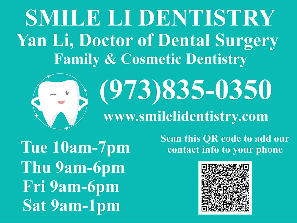 SMILE LI DENTISTRY LLC | 525 Wanaque Ave #100, Pompton Lakes, NJ 07442 | Phone: (973) 835-0350