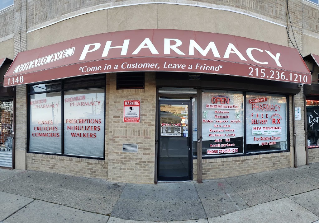 Girard Ave Pharmacy | 1348 W Girard Ave, Philadelphia, PA 19123 | Phone: (215) 236-1210