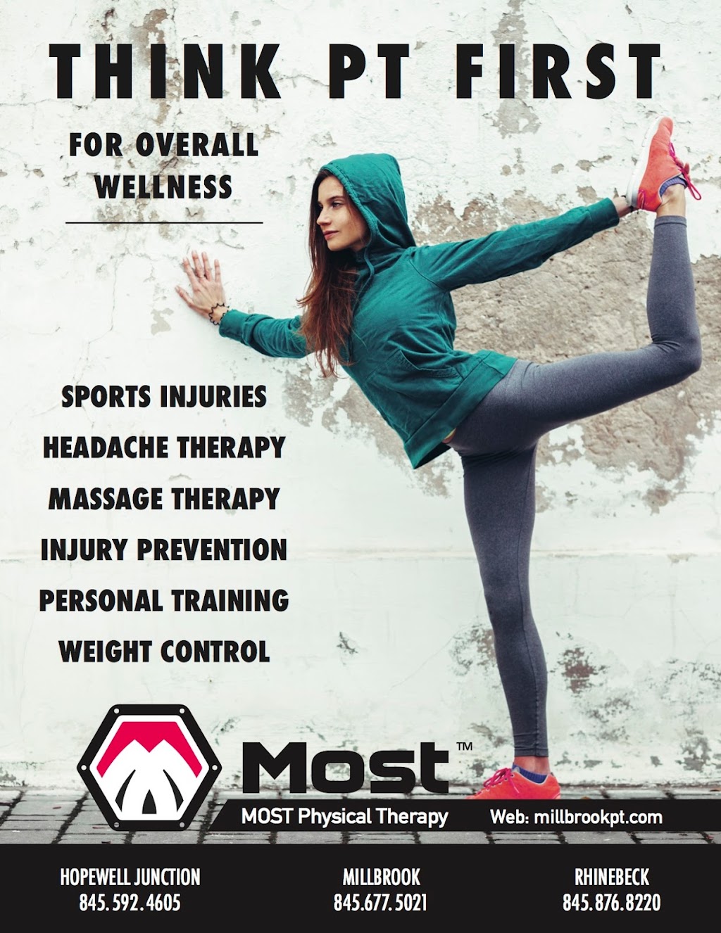 MOST Physical Therapy | 2 Front St, Millbrook, NY 12545 | Phone: (845) 677-5021
