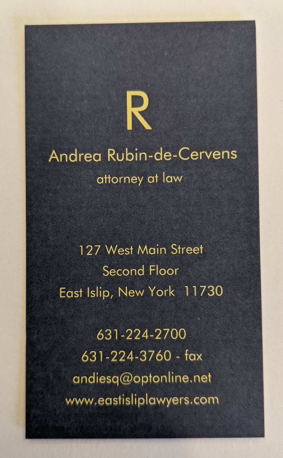 Rubin-de-Cervens Andrea | 127 W Main St, East Islip, NY 11730 | Phone: (631) 224-2700