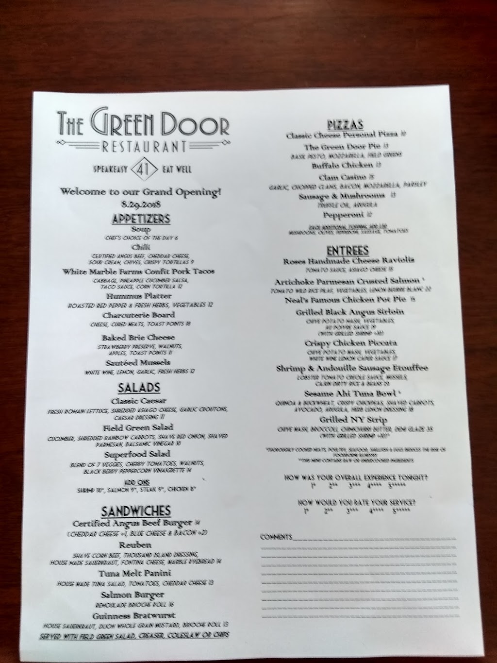 The Green Door Restaurant & Speakeasy | 41 Bridge St, Collinsville, CT 06022 | Phone: (860) 693-9762