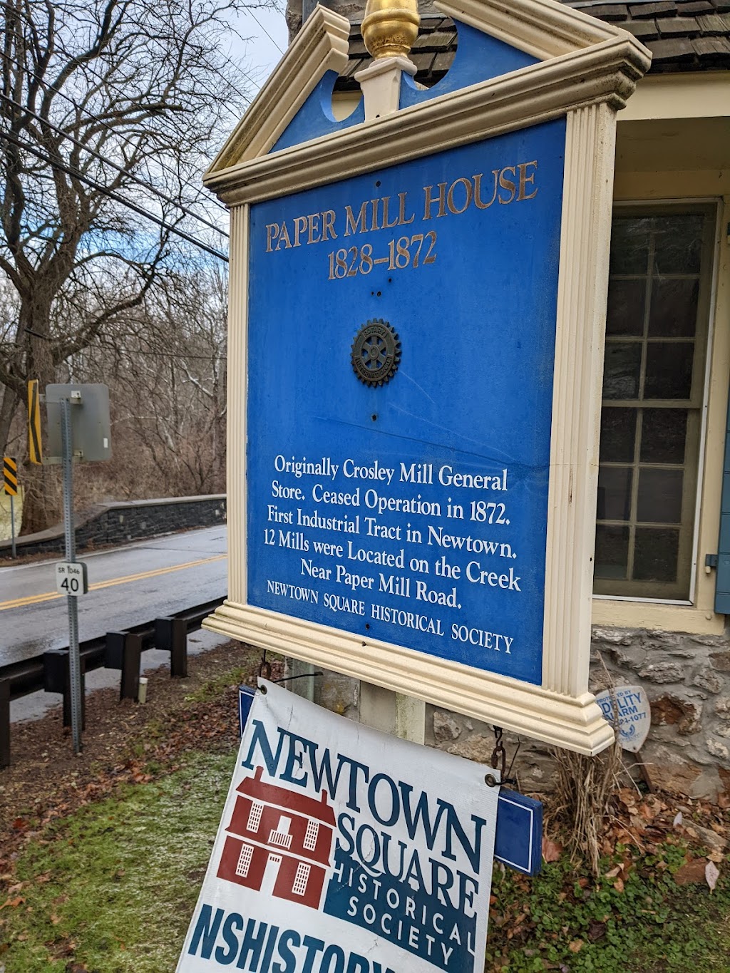 Newtown Square Historical Society | 2 Paper Mill Rd, Newtown Square, PA 19073 | Phone: (610) 975-0290