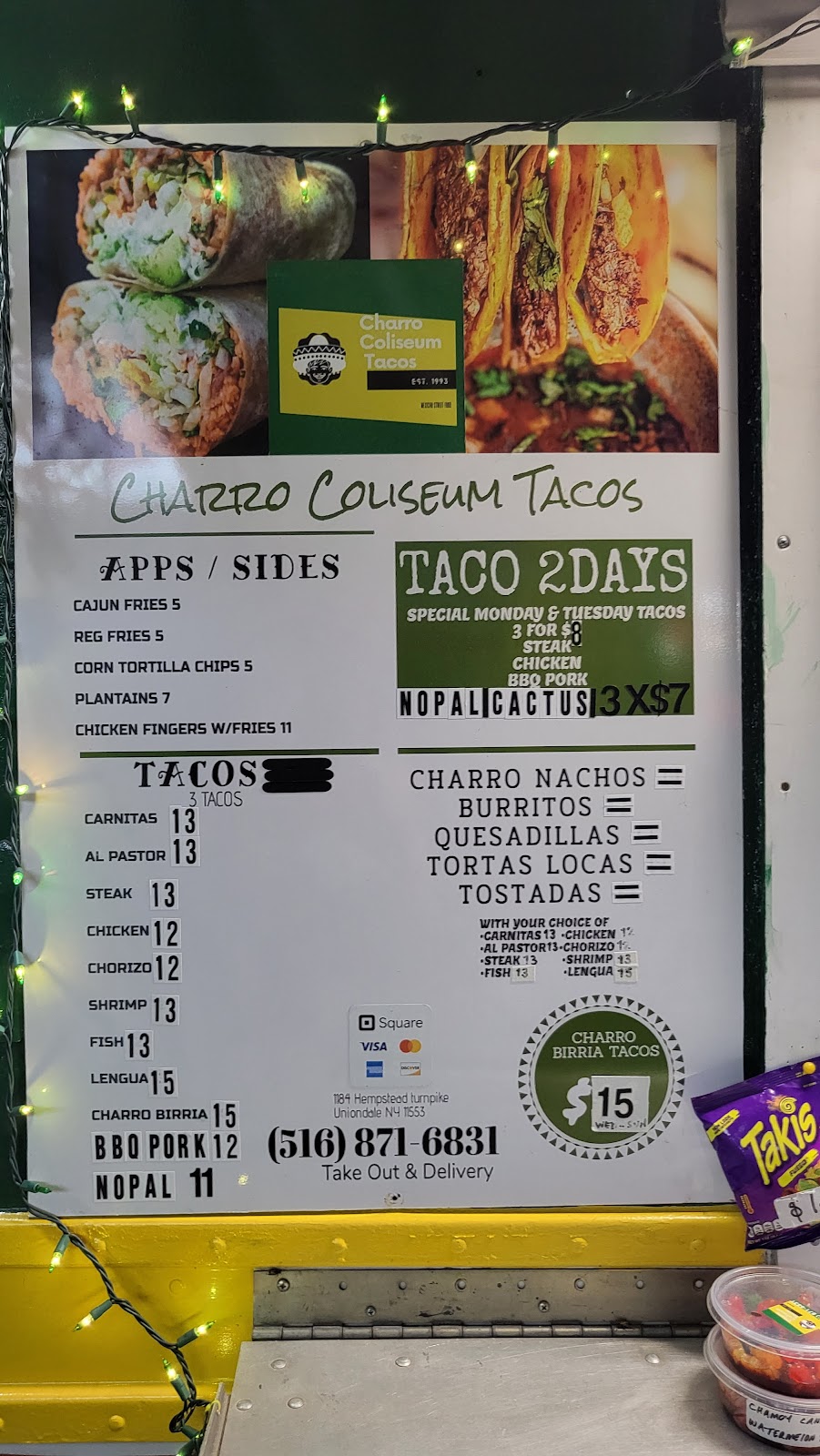 Charro Coliseum Tacos | 1184 Hempstead Tpke, Uniondale, NY 11553 | Phone: (516) 871-6831