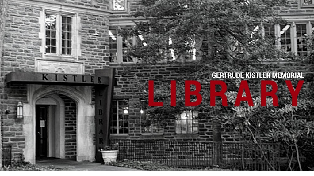 Kistler Memorial Library | 1400 Montgomery Ave, Bryn Mawr, PA 19010 | Phone: (610) 424-4315