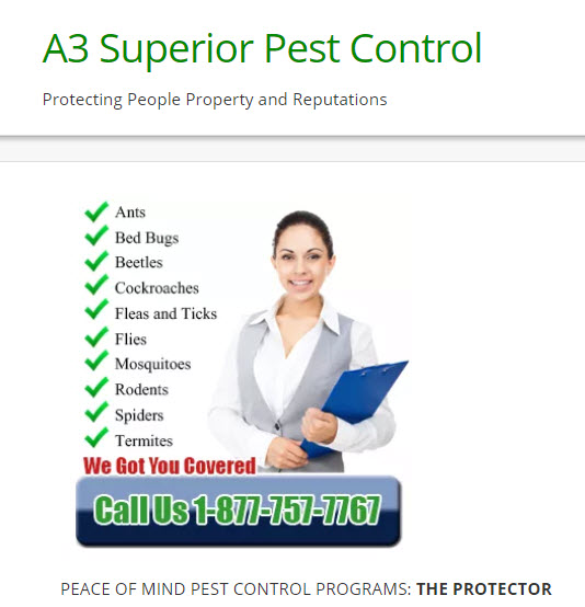A3 Superior Pest Control | 432A US-206, Montague, NJ 07827 | Phone: (973) 552-9443