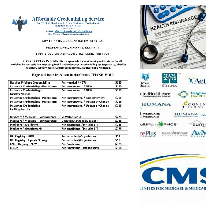 Affordable Credentialing Service | 289 Teaneck Rd A, Ridgefield Park, NJ 07660 | Phone: (201) 853-9722