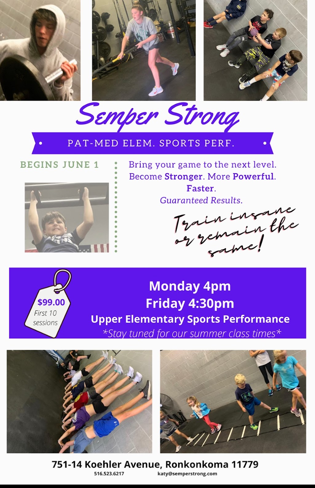 Semper Strong Training | 751-14 Koehler Ave, Ronkonkoma, NY 11779 | Phone: (516) 523-6217