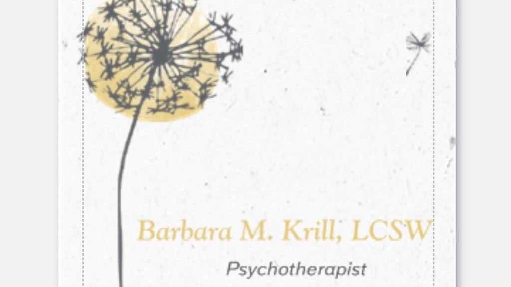 Barbara M. Krill LCSW Therapy Nest LLC | Plymouth, CT 06782 | Phone: (203) 200-0109