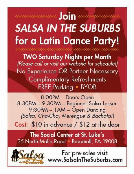 Salsa in the Suburbs | 1245 N Providence Rd, Media, PA 19063 | Phone: (610) 800-8182