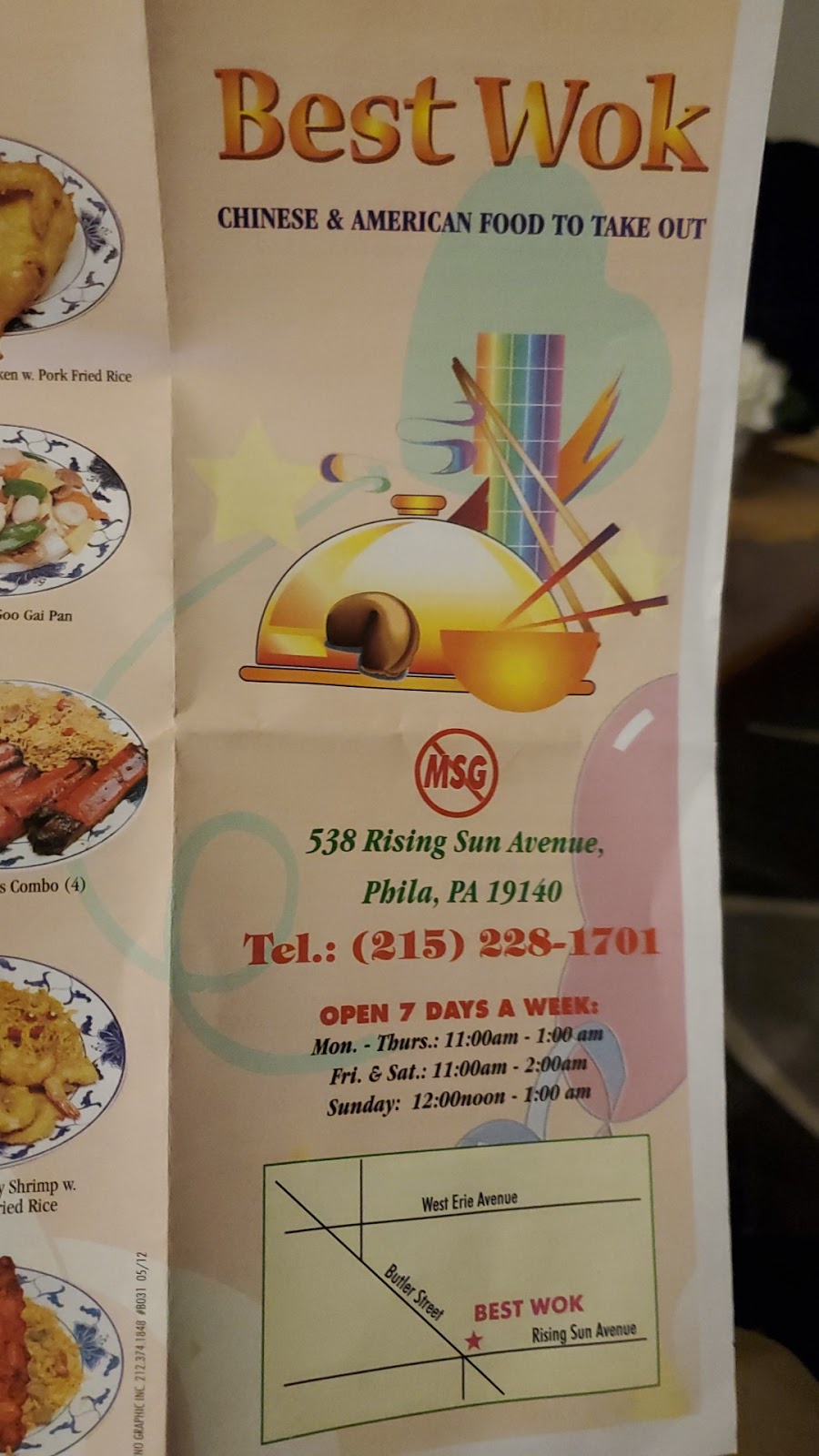 Best Wok | 538 Rising Sun Ave, Philadelphia, PA 19140 | Phone: (215) 228-1701