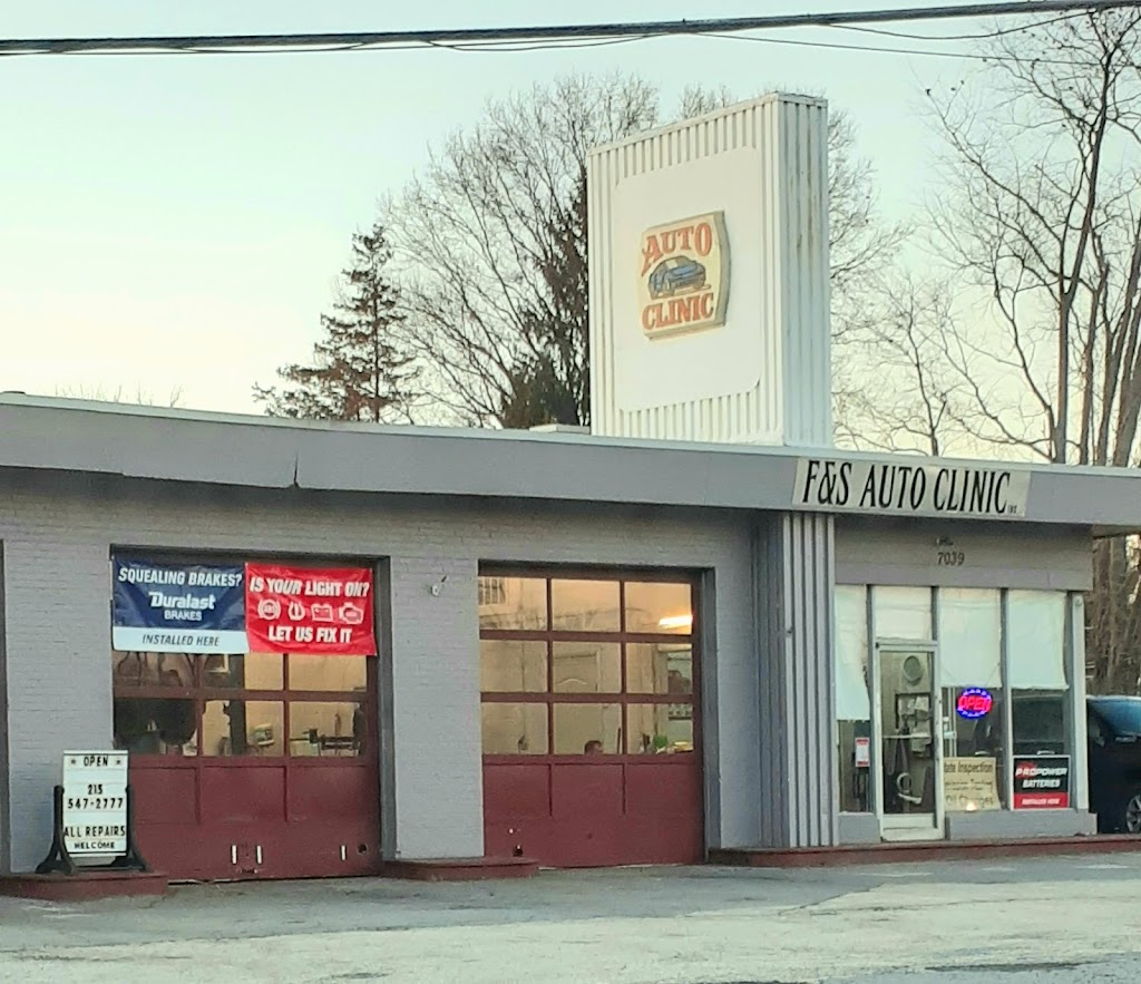F & S Auto Clinic Inc | 7039 Mill Creek Rd, Levittown, PA 19057 | Phone: (215) 547-2777