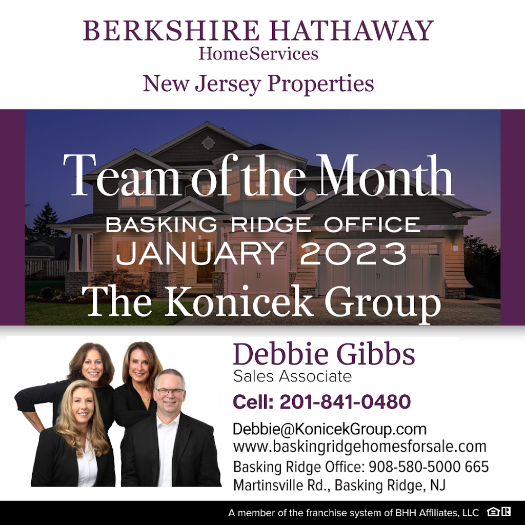 Debbie Gibbs, Berkshire Hathaway HomeServices NJ Properties | 665 Martinsville Rd, Basking Ridge, NJ 07920 | Phone: (201) 841-0480