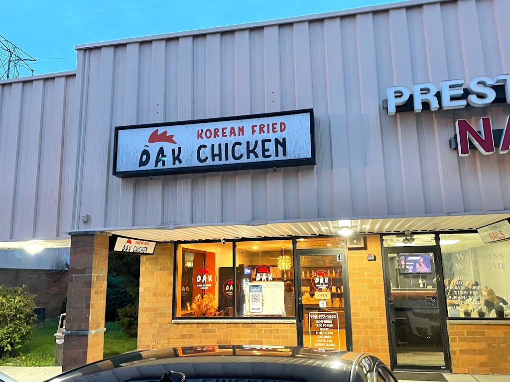 DAK Korean Fried Chicken | 4 Community Pl, Warren, NJ 07059 | Phone: (908) 977-1662