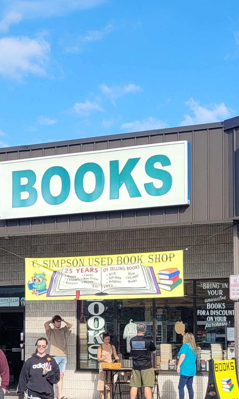 C Simpson Used Book Shop | RR 209, Brodheadsville, PA 18331 | Phone: (610) 681-7717