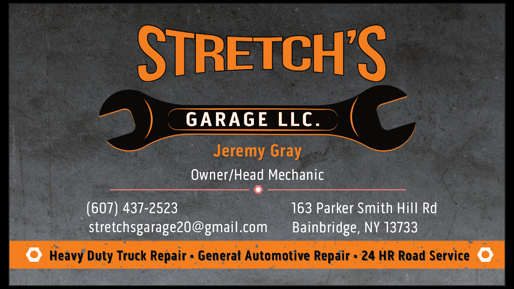 Stretchs Garage | 812 County Rd 39, Bainbridge, NY 13733 | Phone: (607) 320-4500