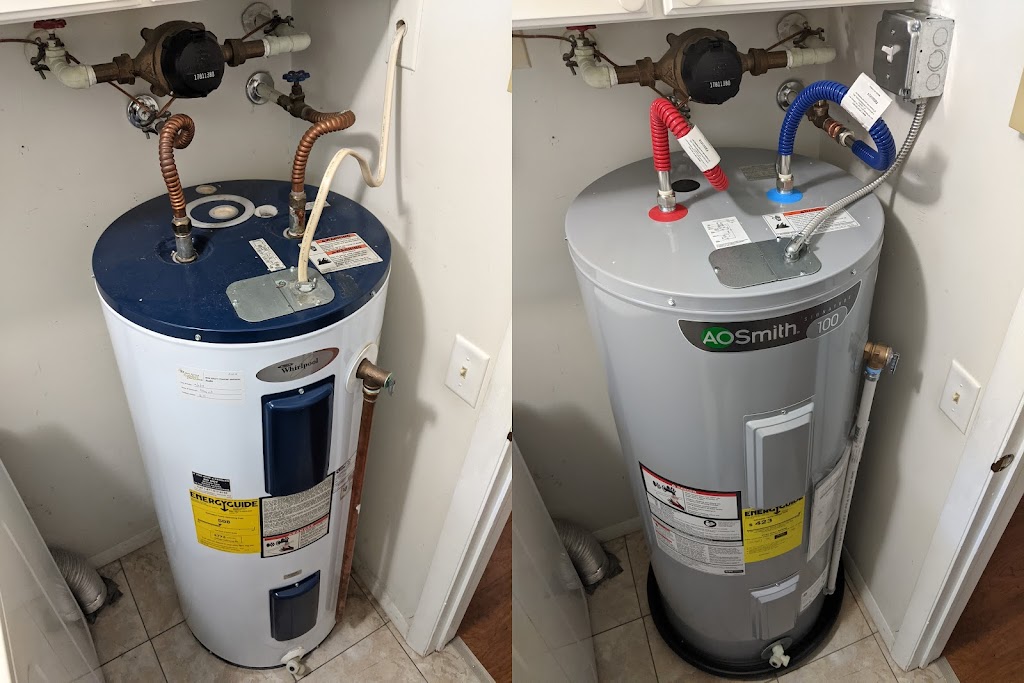 Water Heater Replaced by N.J. Electric, Plumbing & HVAC | 103 Lacey Rd, Manchester Township, NJ 08759 | Phone: (732) 941-4534