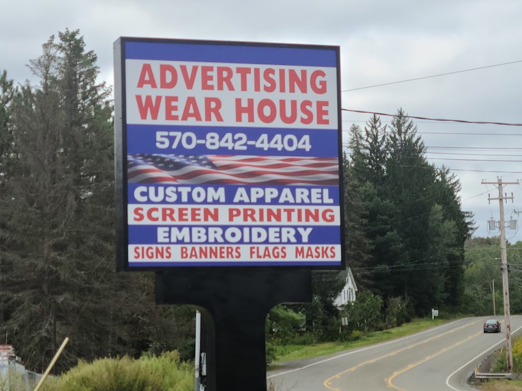 Advertising Wear House | 632 Drinker Turnpike, Covington Township, PA 18424 | Phone: (570) 842-4404