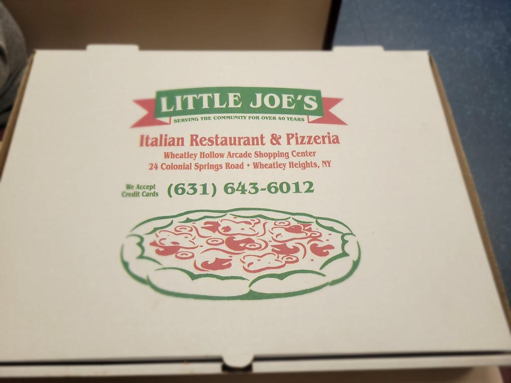 Little Joes Pizza | 24 Colonial Springs Rd, Wheatley Heights, NY 11798 | Phone: (631) 643-6012