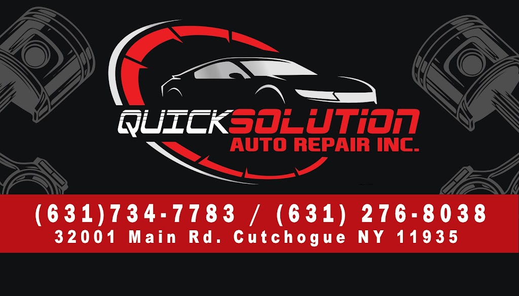 Quick Solution Auto Repair INC. | 32001 Main Rd, Cutchogue, NY 11935 | Phone: (631) 734-7783