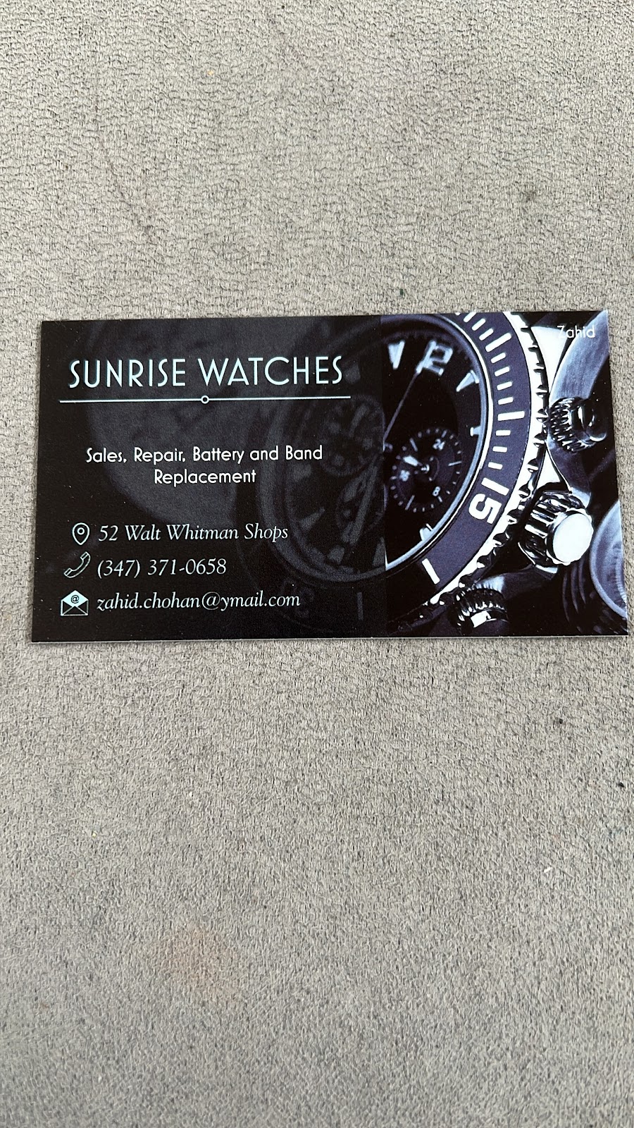 Sunrise Watches | Walt Whitman Mall, 160 Walt Whitman Rd, Huntington Station, NY 11746 | Phone: (347) 371-0658