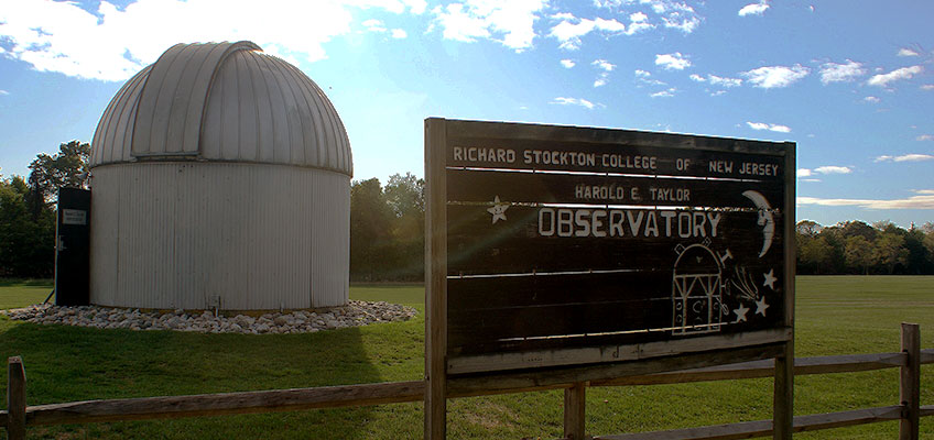 Harold E. Taylor Observatory | 36 Pomona Road, Route 575, Stockton Intramural Fields, S Pomona Rd, Galloway, NJ 08205 | Phone: (609) 652-4520