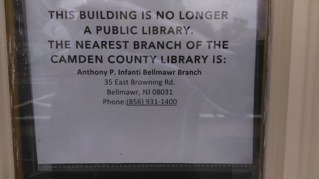 Mt Ephraim Public Library | 35 E Browning Rd, Bellmawr, NJ 08031 | Phone: (856) 931-6606