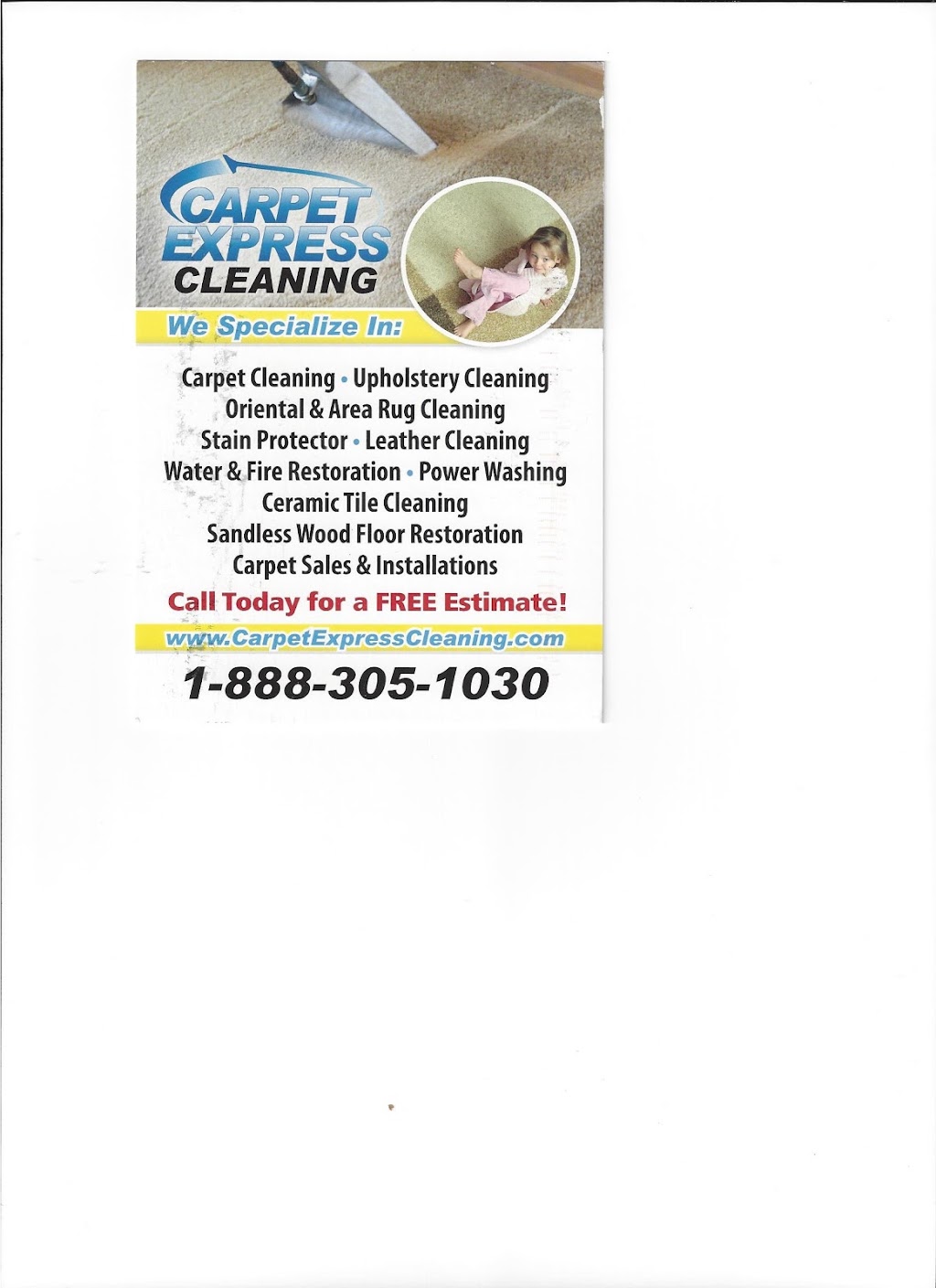 Carpet Express Cleaning Inc. | 87 S Remsen Ave, Wappingers Falls, NY 12590 | Phone: (888) 305-1030